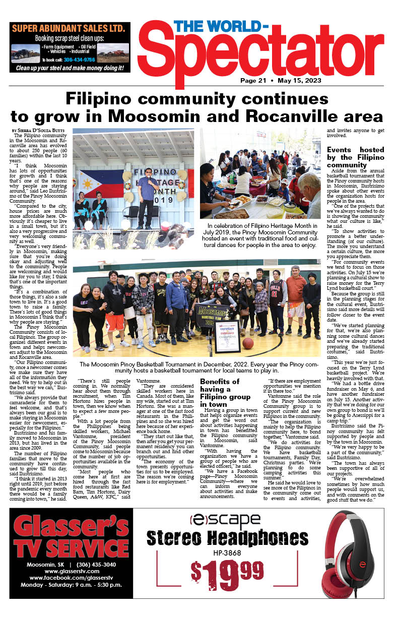 The WorldSpectator Moosomin, Saskatchewan, Canada