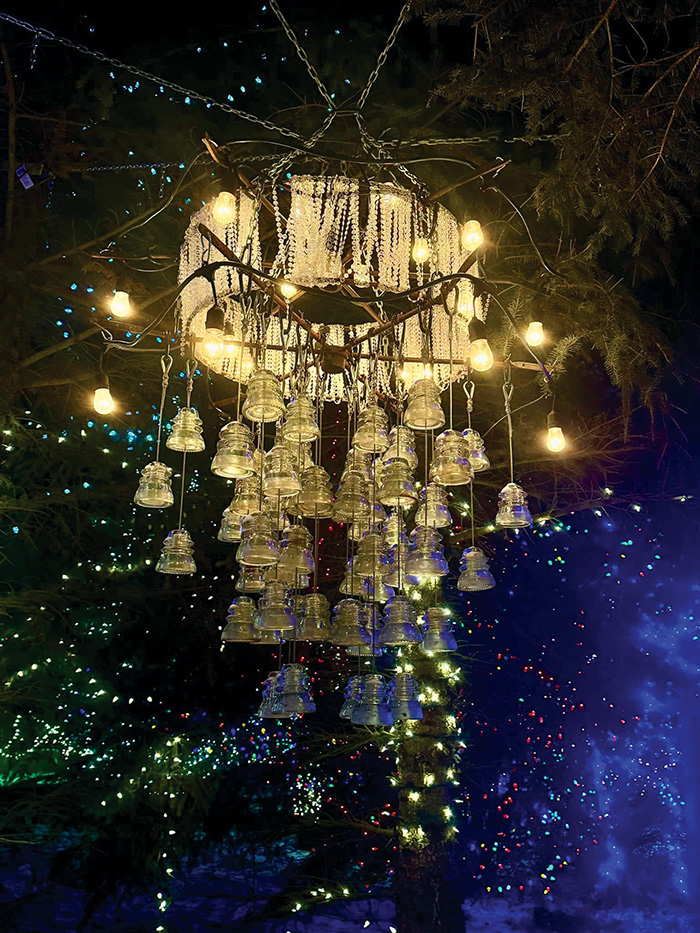 Part of the Ian�s Lights Christmas light display south of McLean.