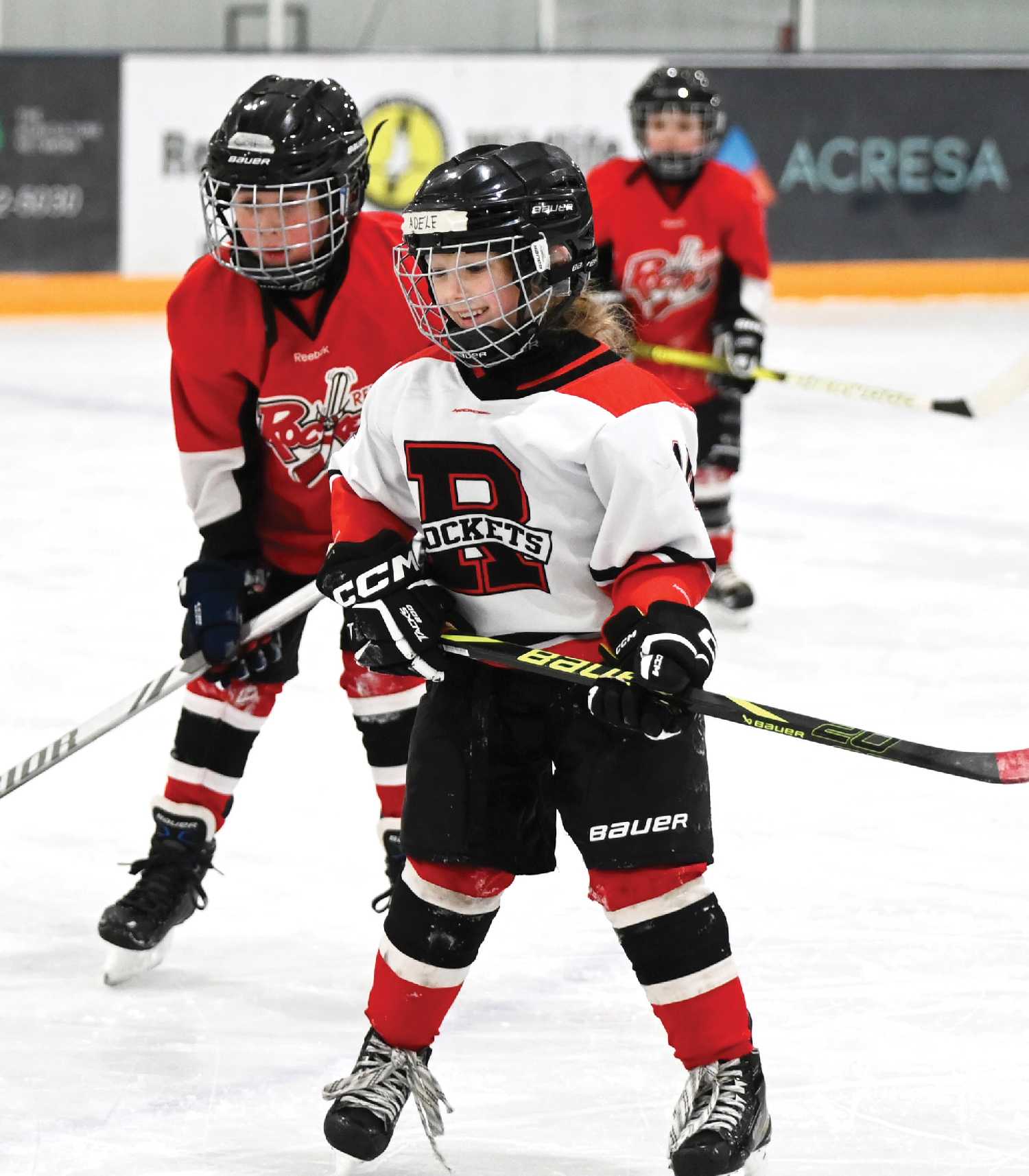 There are 112 hockey players ranging from U7 to U18 that fill the rink and skate all season at the Redvers Rec Centre.