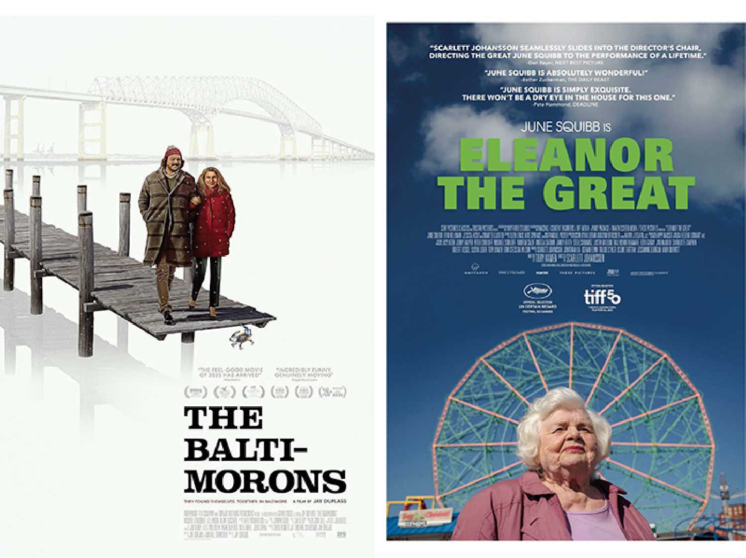 The first two TIFF films shown in Moosomin as part of the Little Film Fest on the Prairies were The Baltimorons in December and Eleanor the Great in January. Below is the crowd at The Baltimorons.